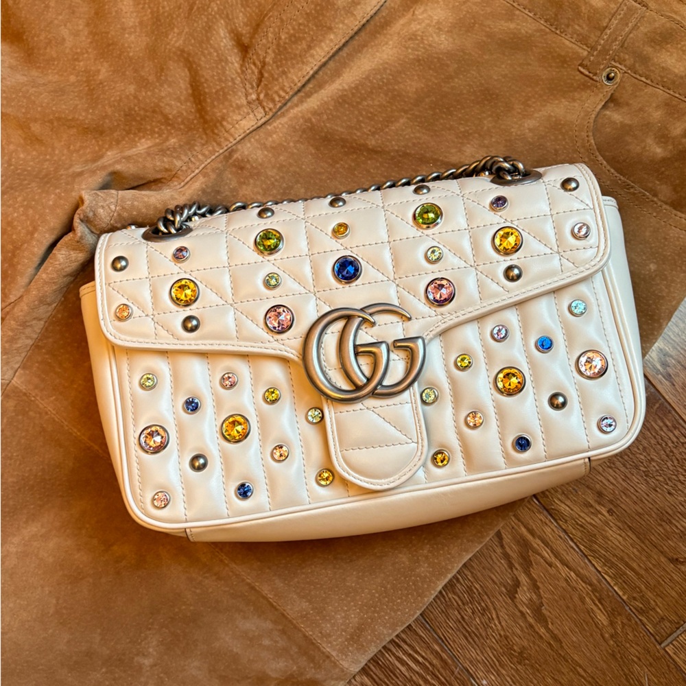 Gucci Multicolored Gemstone Marmont